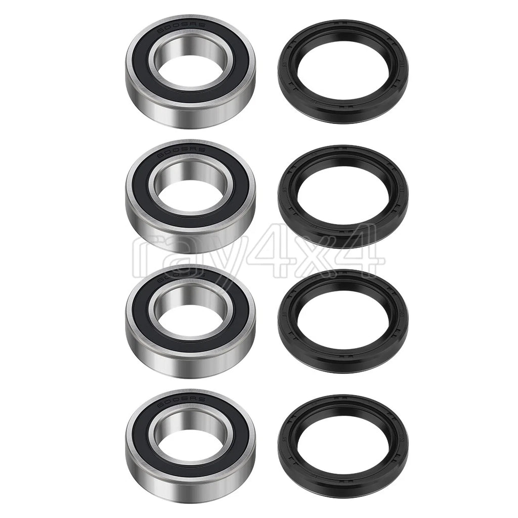 2X Front Wheel Bearing Seals for Kawasaki Mule 3000 3010 3020 4000 4010