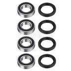 2X Front Wheel Bearing Seals for Kawasaki Mule 3000 3010 3020 4000 4010