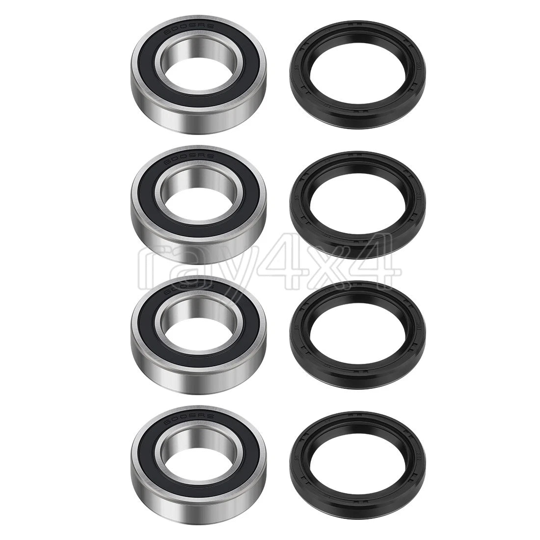 2X Front Wheel Bearing Seals for Kawasaki Mule 3000 3010 3020 4000 4010