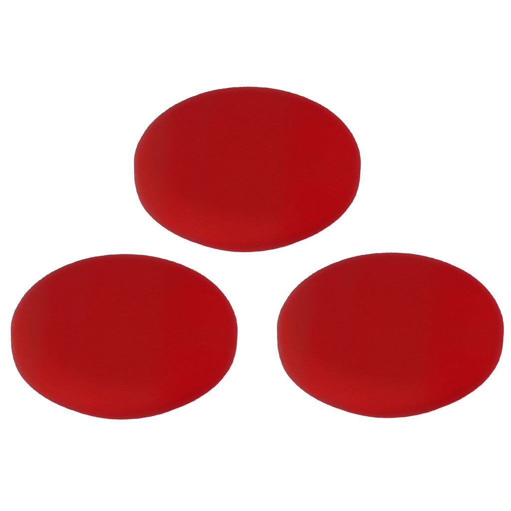 Set of 3 Coarse Foam Buffing Pads for Waxing Polishing