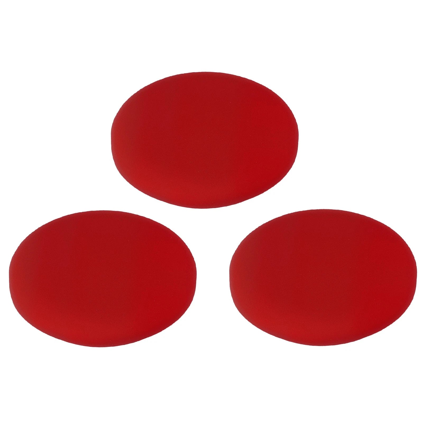Set of 3 Coarse Foam Buffing Pads for Waxing Polishing