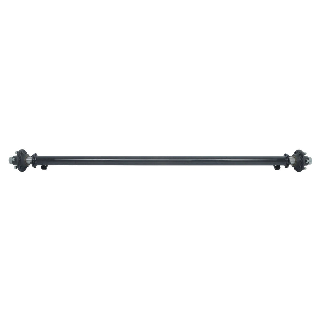 6K Trailer Axle for 6 Lug Vehicles (89" Hub Face, 74" Spring Center)