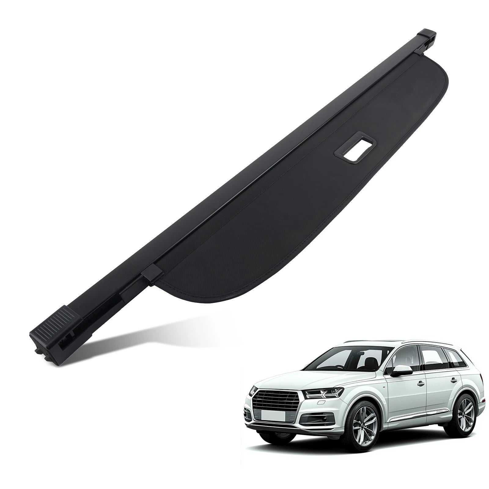 Cargo Cover Shield for Audi Q7 2016-2024 4M0863553D Retractable Luggage Security