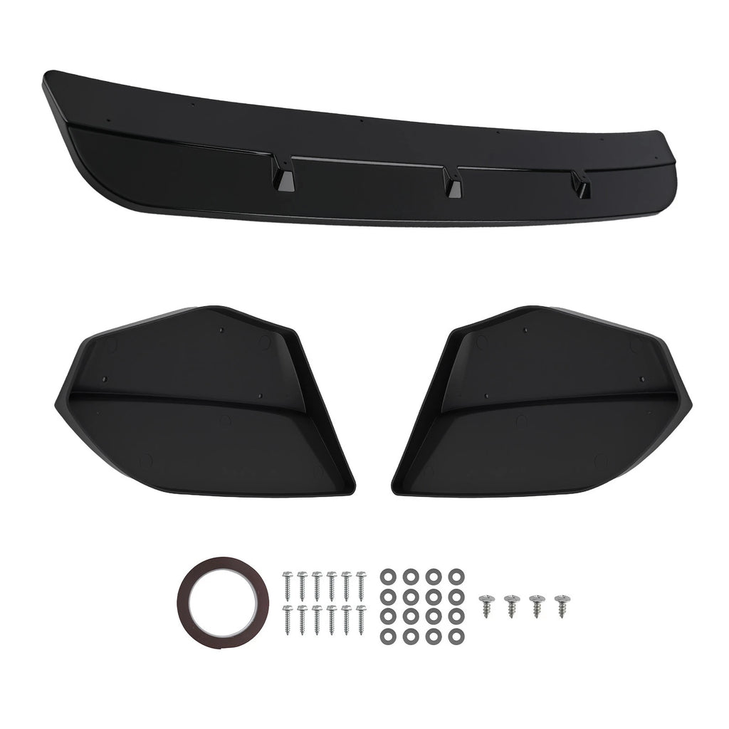 Gloss Black Front Splitter Spoiler Lip for BMW X3M F97 X4M F98 (2019–2022)