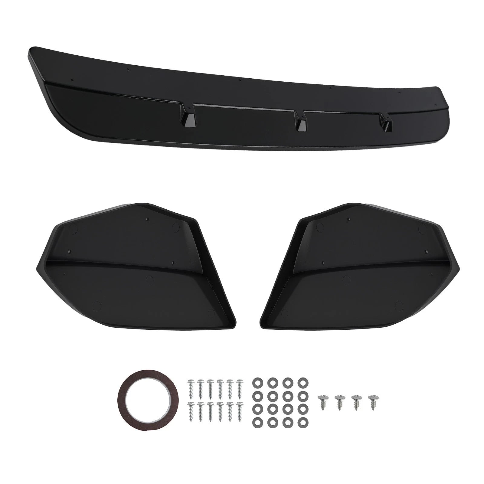 Gloss Black Front Splitter Spoiler Lip for BMW X3M F97 X4M F98 (2019–2022)