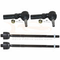 Set of 4 Inner Outer Tie Rod End Links for Chevrolet Corvette & Cadillac XLR (2005–2013)