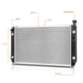OE Aluminum Radiator DPI-1799 for Chevrolet Lumina APV/Silhouette/Trans Sport (1996)