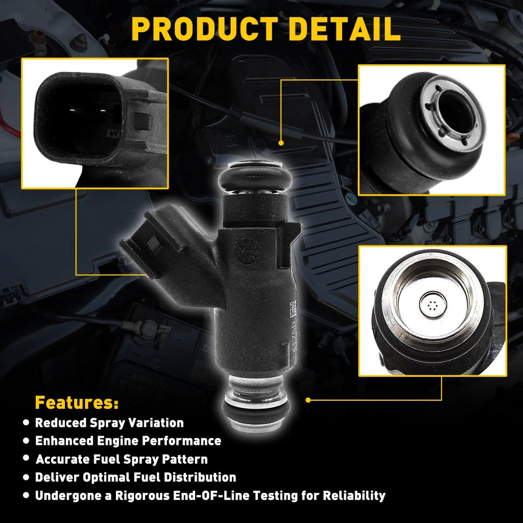 Fuel Injectors 27709-06A for Harley-Davidson Dyna Street Bob FXDB (2007–2015)