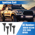Set of 4 Ignition Coils for Scion Toyota (90919-02248, 673-1308, UF495)