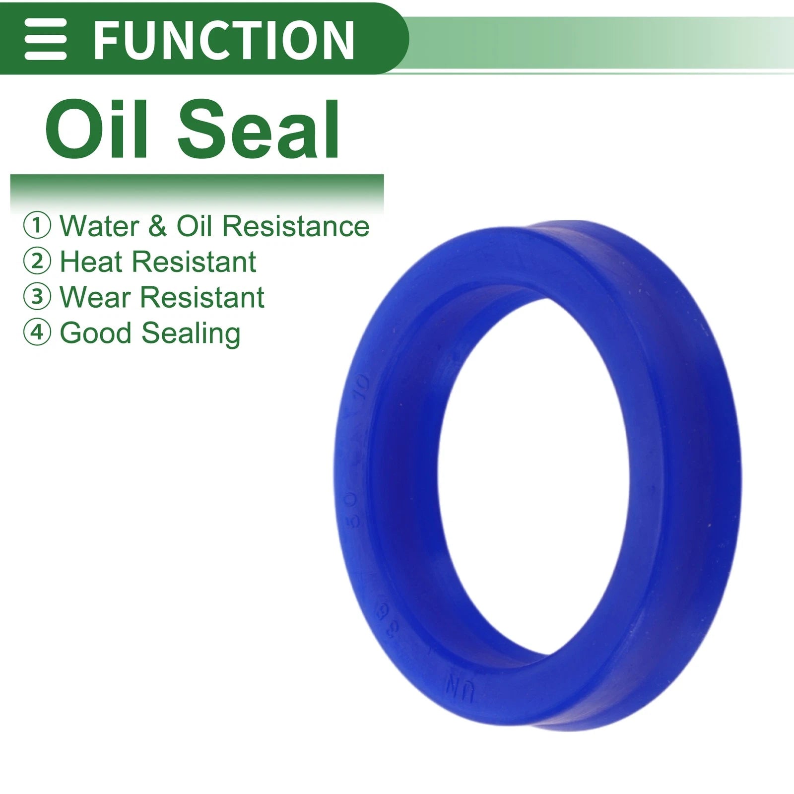 Set of 5 Oil Seal Rotary Shaft Seal 38x50x10mm High Pressure TPU