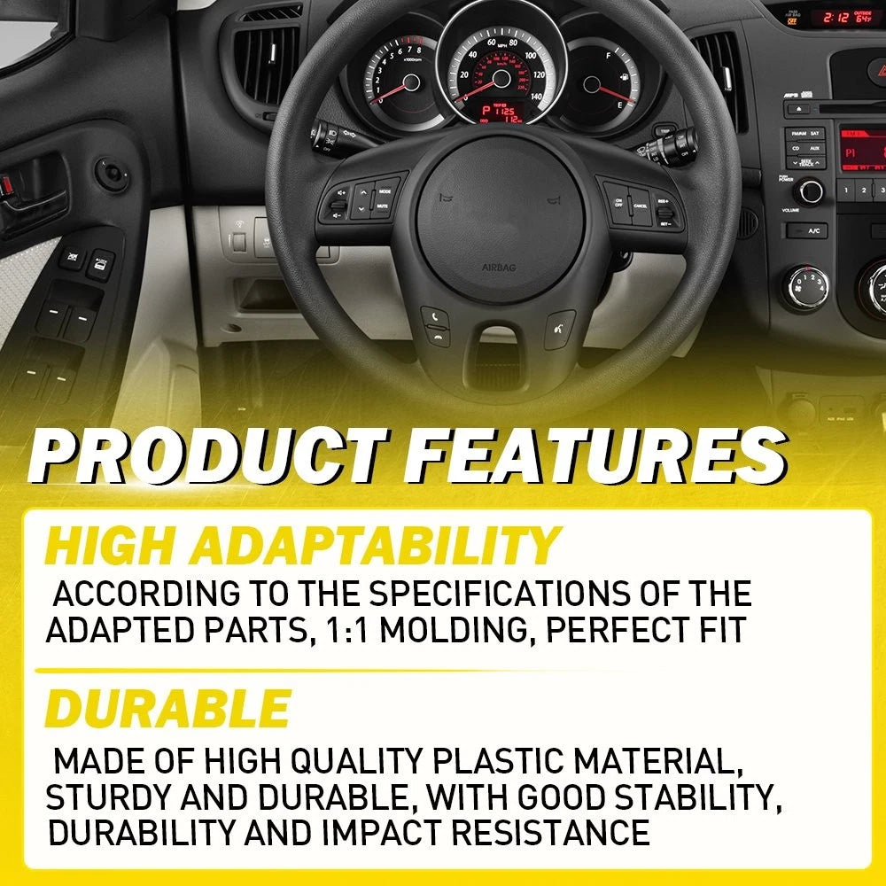 Set of 2 Door Handles for Kia Forte (2010–2013) Black