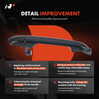 2X Front Exterior Door Handle for Kia Rio (2012-2017)