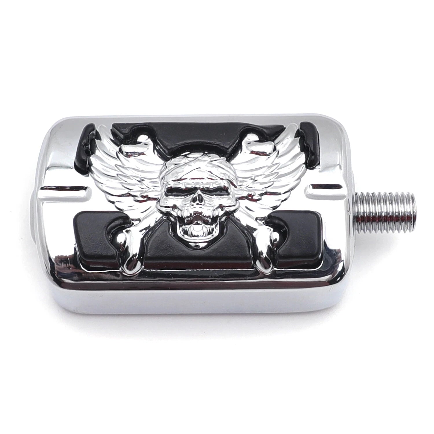 Wing Skull Zombie Foot Peg Pedal for Harley Davidson Dyna V-Rod Softail (1987–2014)