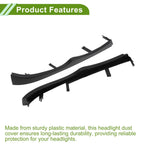 Headlight Eyebrow Headlamp Eyelid Covers for BMW E46 (1998-2006)