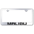 Stainless Steel License Plate Frame - Officially Licensed for Chevrolet Malibu