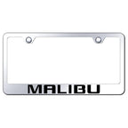 Stainless Steel License Plate Frame - Officially Licensed for Chevrolet Malibu