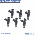 Set of 6 Fuel Injectors for Infiniti Nissan 2.0 2.5 3.0 3.5L (1999–2004)