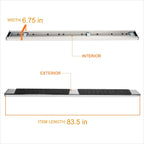 Set of 2 Stainless Steel Step Nerf Bars for Ram 1500 Crew Cab (2019–2024)