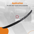 Gloss Black Trunk Spoiler Wing Lip for Toyota Camry (2012–2014)