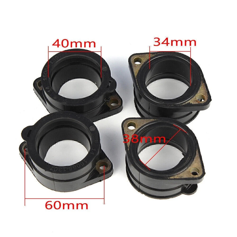 Set of 4 Carburetor Adapter Holders for Kawasaki ZRX 1100 (1997–2001)