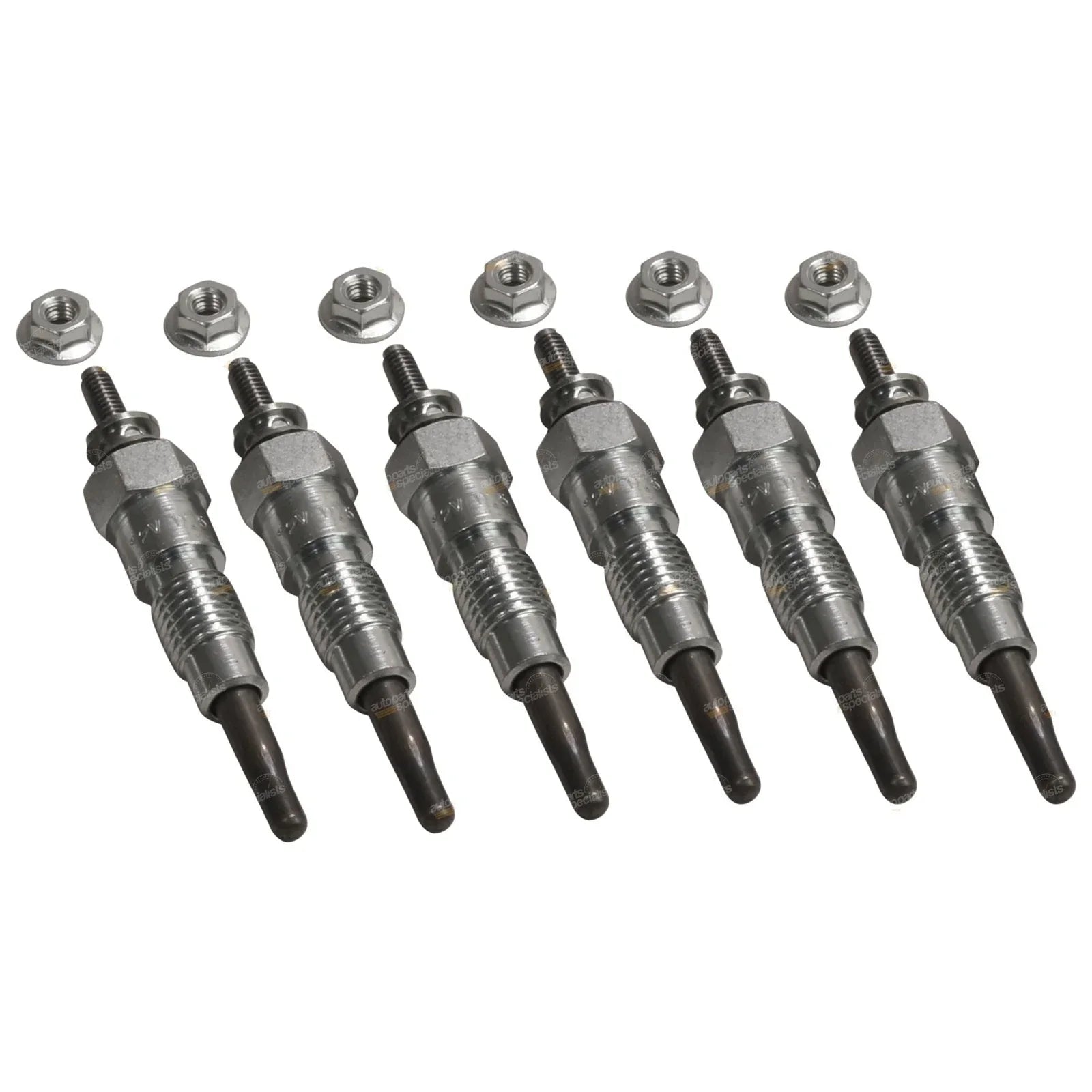 6 Glow Plugs for MQ MK160 Patrol SD33 3.3L Diesel Inc Turbo (1988 - 1998)