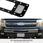 Stainless Black Mesh Grille Insert for Chevy Silverado 1500 (2007-2013)