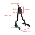 Passenger Sissy Bar Backrest for Low Rider FXLRS FXLRST Sport Glide FLSB (2018–2023)