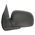 Replacement Textured Driver Power Door Mirror w/o Heated Glass w/o Puddle Lamp