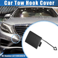 Tow Hook Eye Hole Cover Cap for Mercedes-Benz E 500 (2003–2009) Black