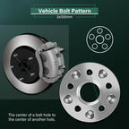 4X 20mm Wheel Adapters 5x100 to 5x112 14x1.5 for VW Jetta Golf Beetle Audi TT (2000–2023)