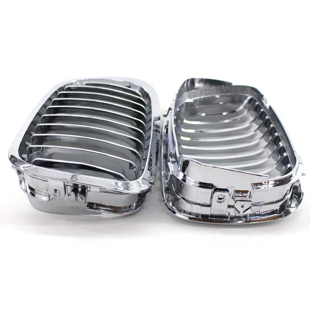 Chrome Front Bumper Kidney Grille for BMW 3 Series E46 (1999–2002)
