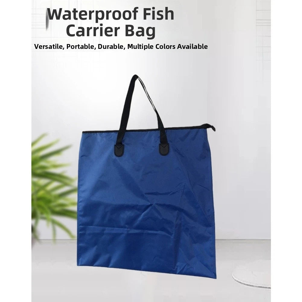 Fishing Keep Net Bag Waterproof Oxford with Zipper Closure (38-55cm)