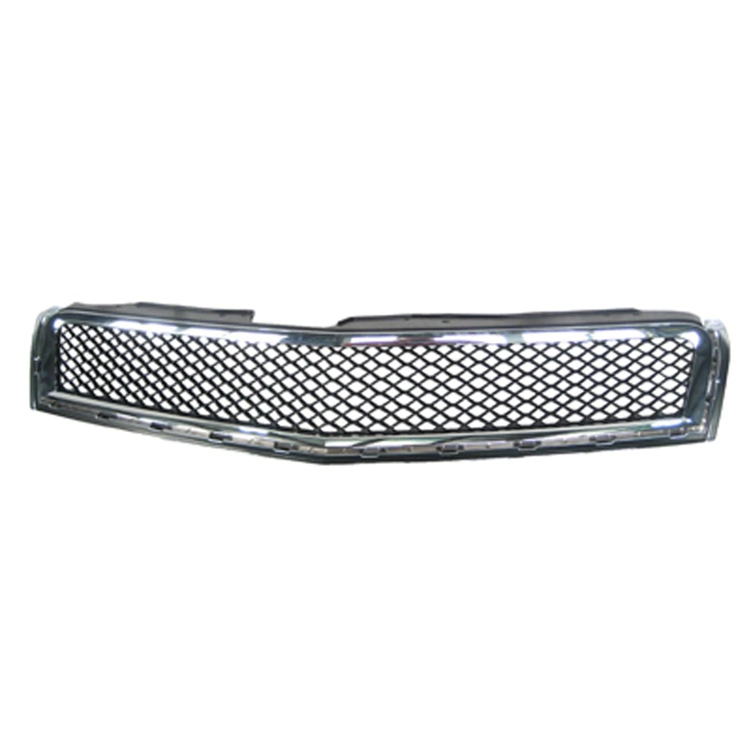Replacement Black Chrome Plastic Front Grille For 2009-2012 Chevrolet Traverse