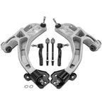 6X Front Control Arm with Ball Joint & Tie Rod for Ford Lincoln Mercury