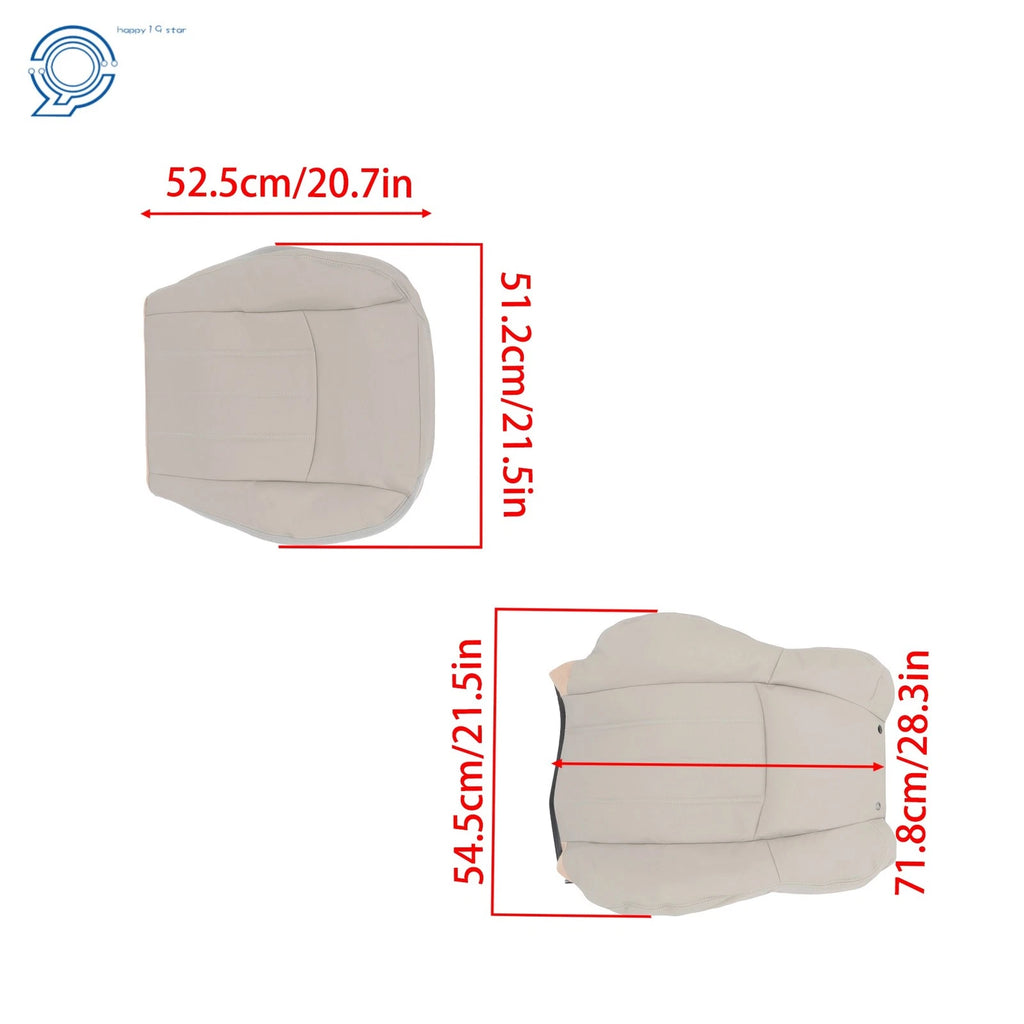 Leather Bottom Back Seat Cover for Chrysler 300C (2005-2010)