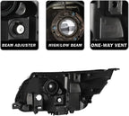 LED DRL Headlight for Ford Explorer Limited/XLT/Platinum (2016–2019) Right Side