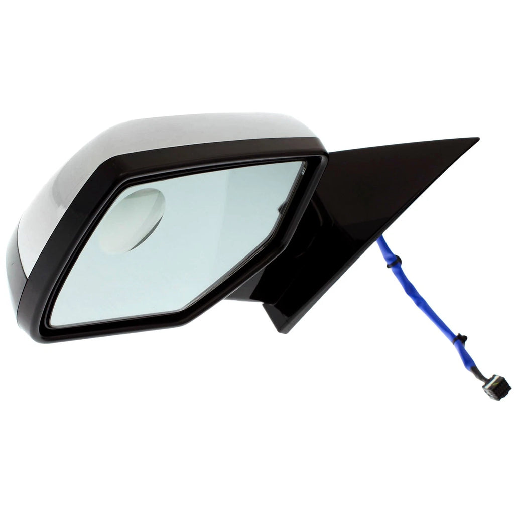 Left Side Chrome Mirror for Chevrolet (2015–2020) with Blind Spot Glass