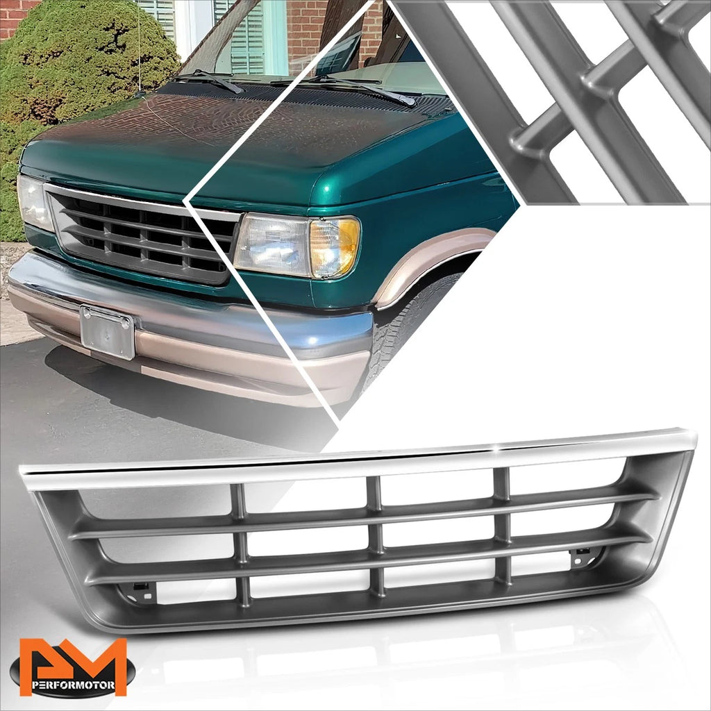 Chrome Bumper Grille for Ford E150-E350 Econoline (1992–1996)