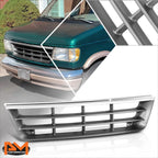 Chrome Bumper Grille for Ford E150-E350 Econoline (1992–1996)