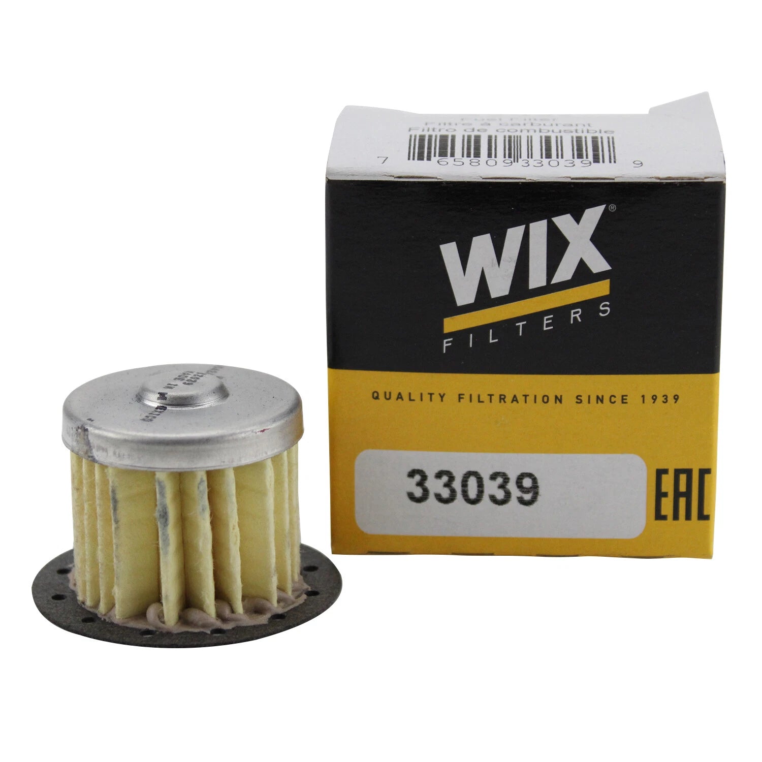 WIX 33039 Cartridge Fuel Metal Canister Filter for Buick Cadillac Chevrolet
