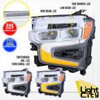 Full LED Headlight LH for Chevy Silverado 1500 LTZ RST (2022–2026)
