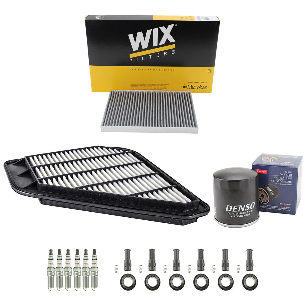 Tune Up Kit with 6 NGK Spark Plugs & Boots for Acadia Enclave Outlook (2007–2017)