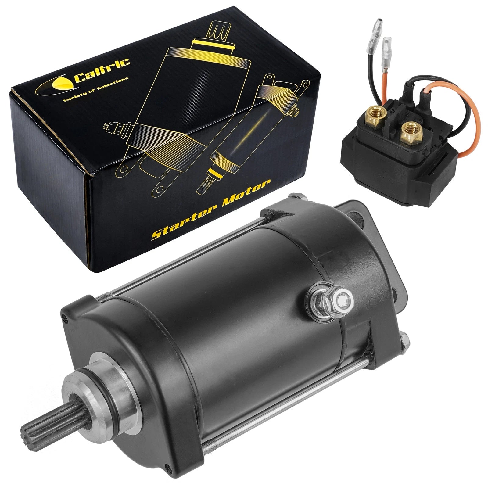 Starter & Relay Solenoid for Yamaha VX Waverunner (2007–2011)