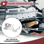 Set of 1 Crankshaft Oil Seal with Flange for GMC Chevy 4.8 5.3 6.0 (No.12633579)