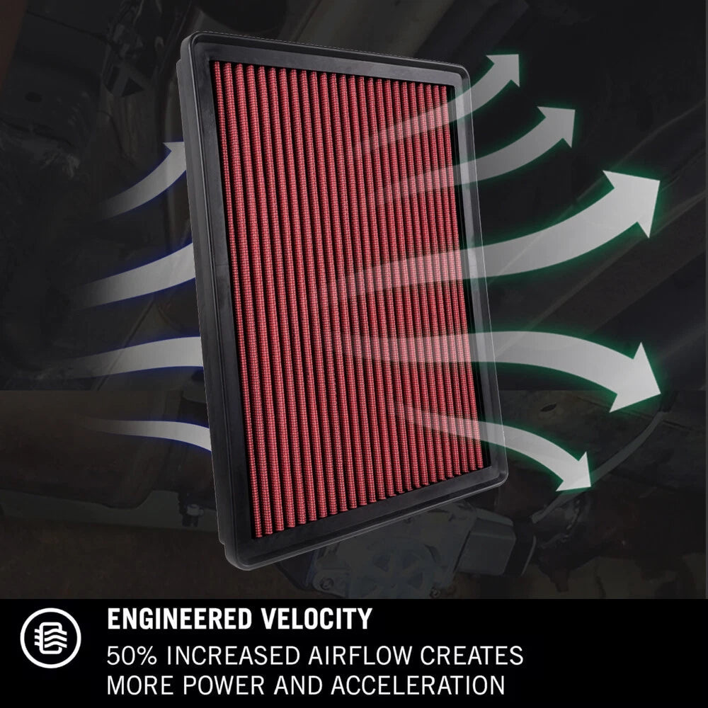 Drop In Engine Air Filter 33-2129 for Silverado Sierra 1500 (1999–2018)