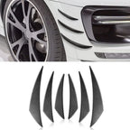 Spoiler Canards / 6pcs 6x / Front Bumper Decal Car Lip Splitter Sticker for Car