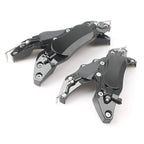 4 x 3D Metal Brake Caliper Covers for Universal Front & Rear Car Black