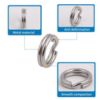 Stainless Steel Split-Ring Fishing Connector for Lure Accessories