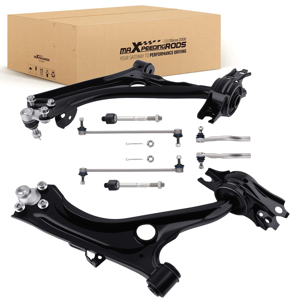 8x Front Lower Control Arms Tie Rod Sway Bar for Honda Civic (2016–2019)