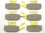 Front Rear Brake Pads for John Deere Trail Buck 500 650 EX EXT (2004–2008)